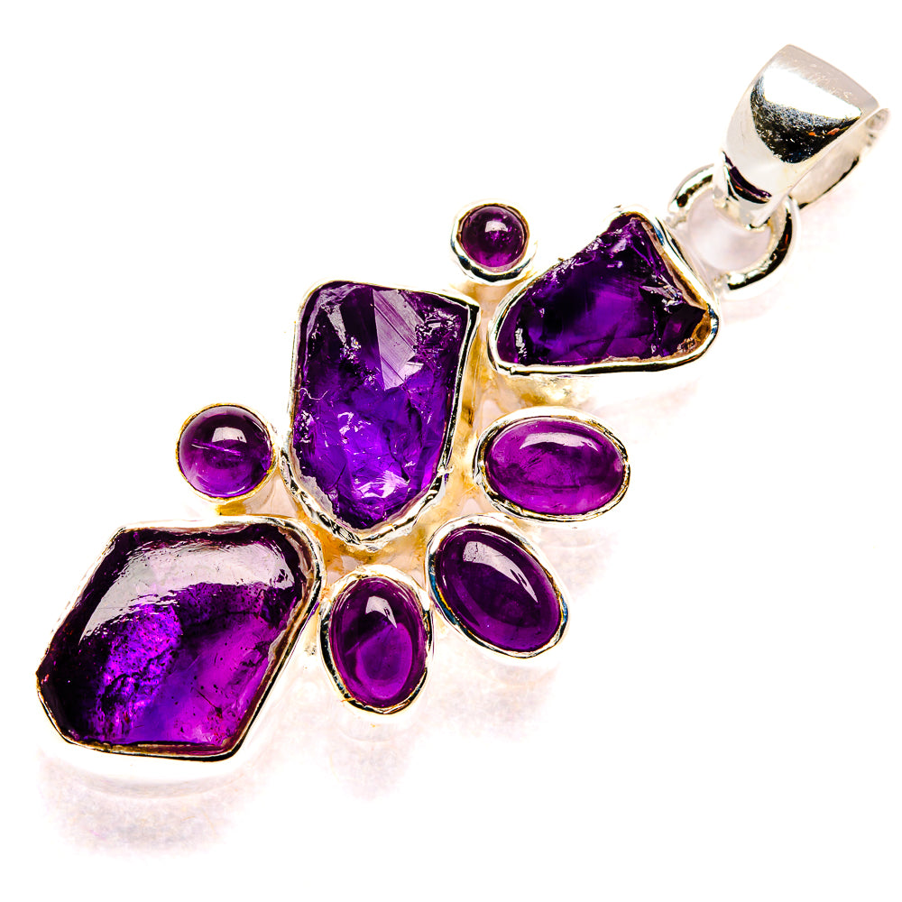 Amethyst Pendants handcrafted by Anasilvercos - PD35772 - Photo 2