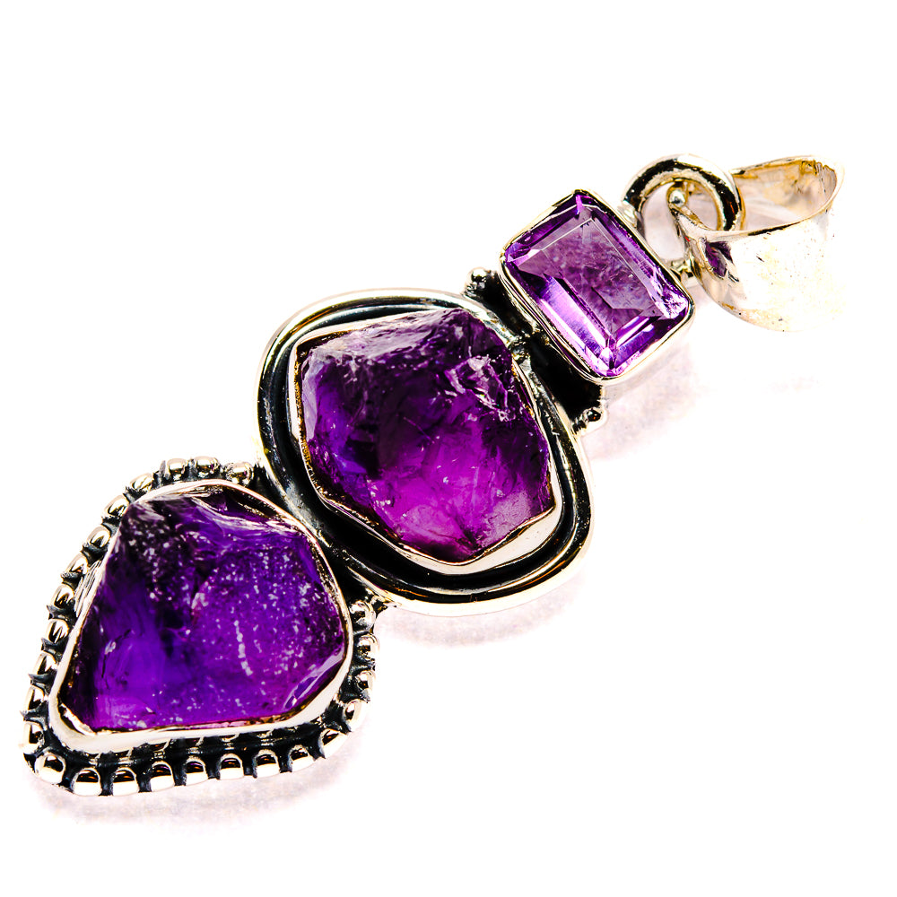 Amethyst Pendants handcrafted by Anasilvercos - PD35779 - Photo 2