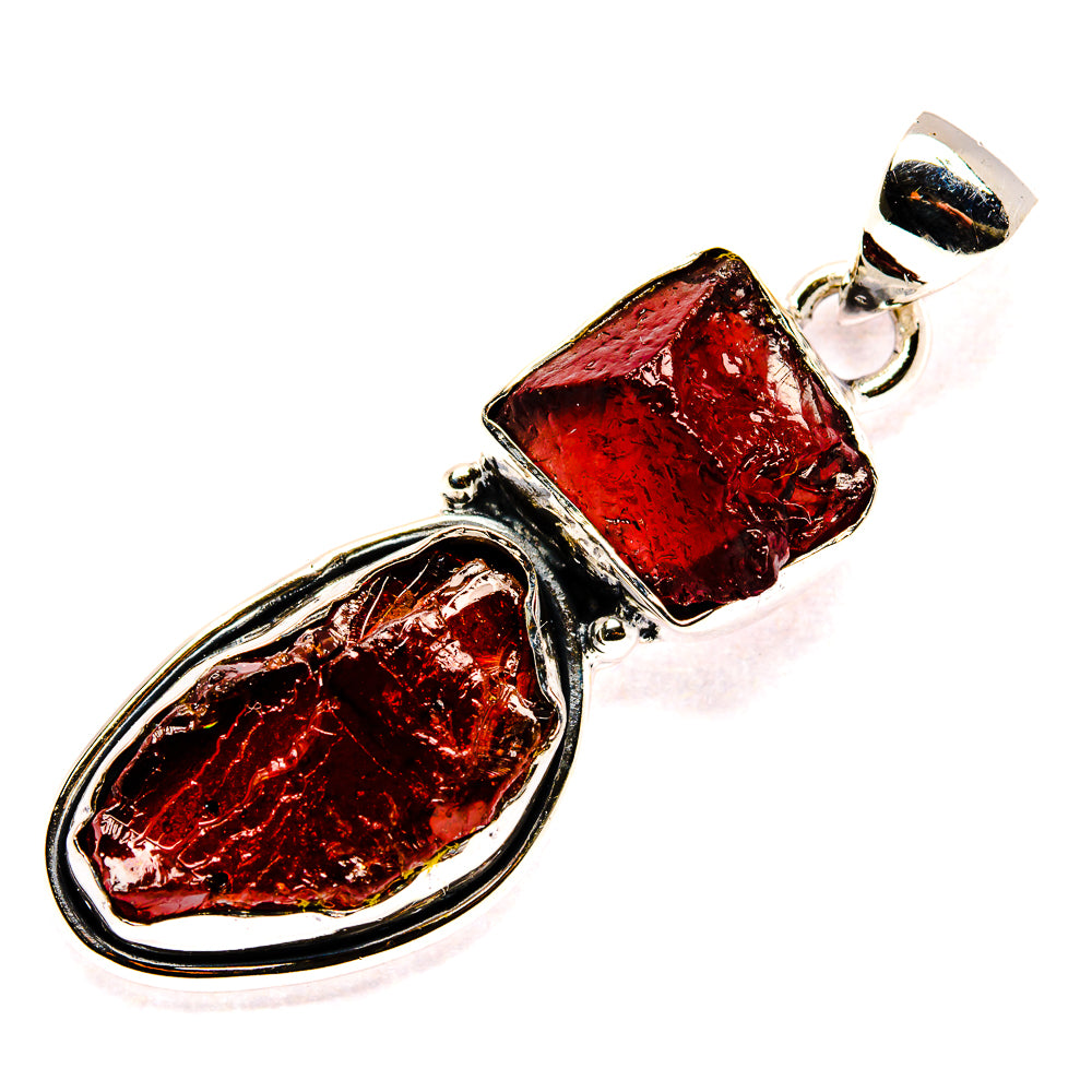Garnet Pendants handcrafted by Anasilvercos - PD35785 - Photo 2