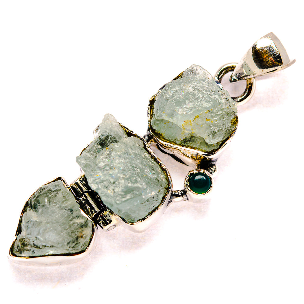 Aquamarine Pendants handcrafted by Anasilvercos - PD35787 - Photo 2