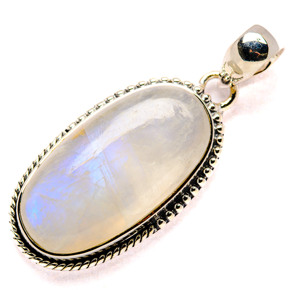 Rainbow Moonstone Pendants handcrafted by Anasilvercos - PD35789 - Photo 2