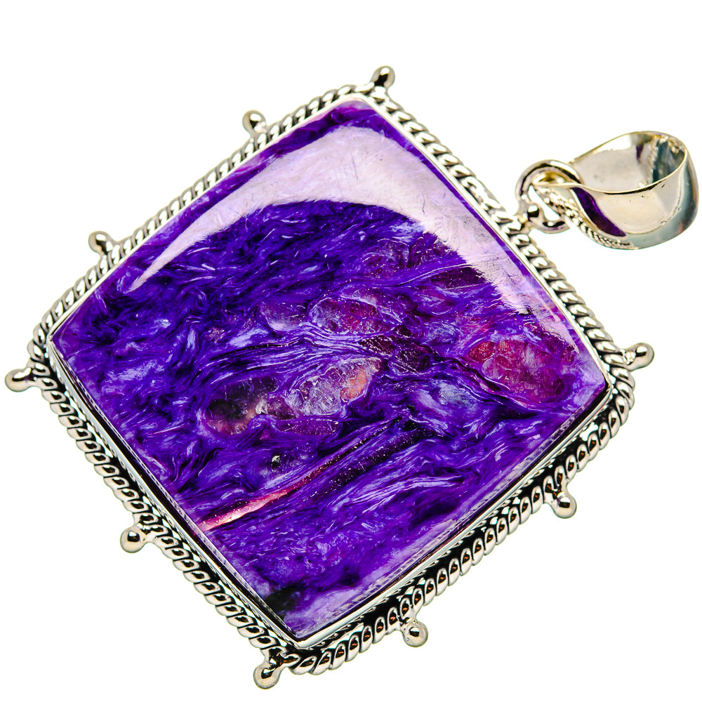 Charoite Pendants handcrafted by Anasilvercos - PD35799 - Photo 2