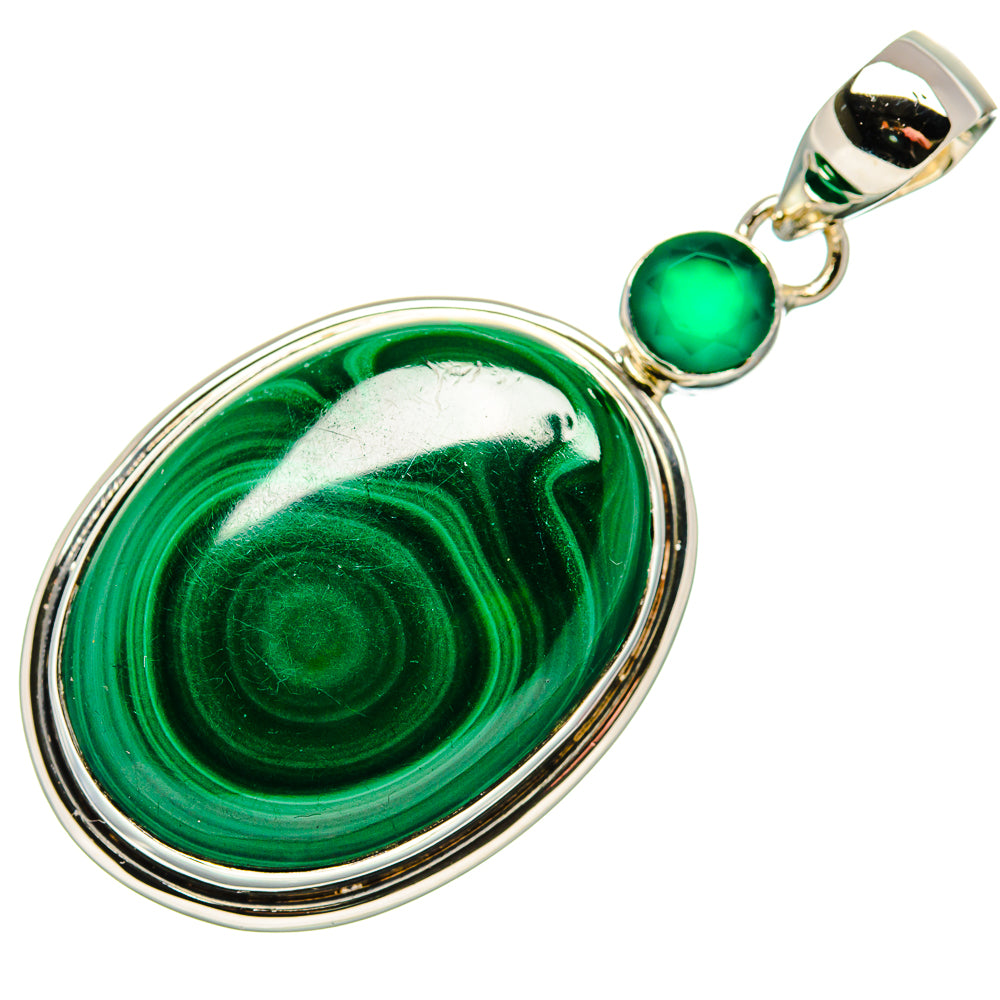 Malachite Pendants handcrafted by Anasilvercos - PD35810 - Photo 2