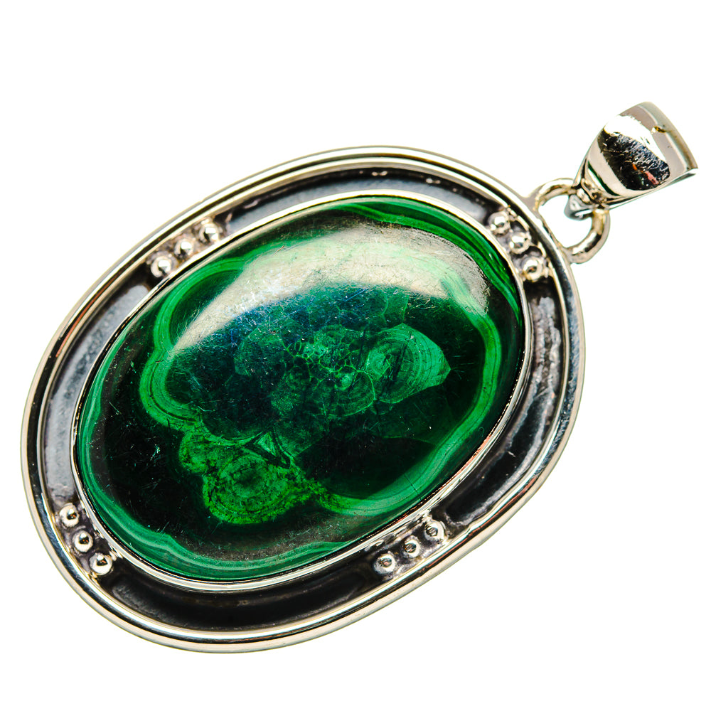Malachite Pendants handcrafted by Anasilvercos - PD35816 - Photo 2