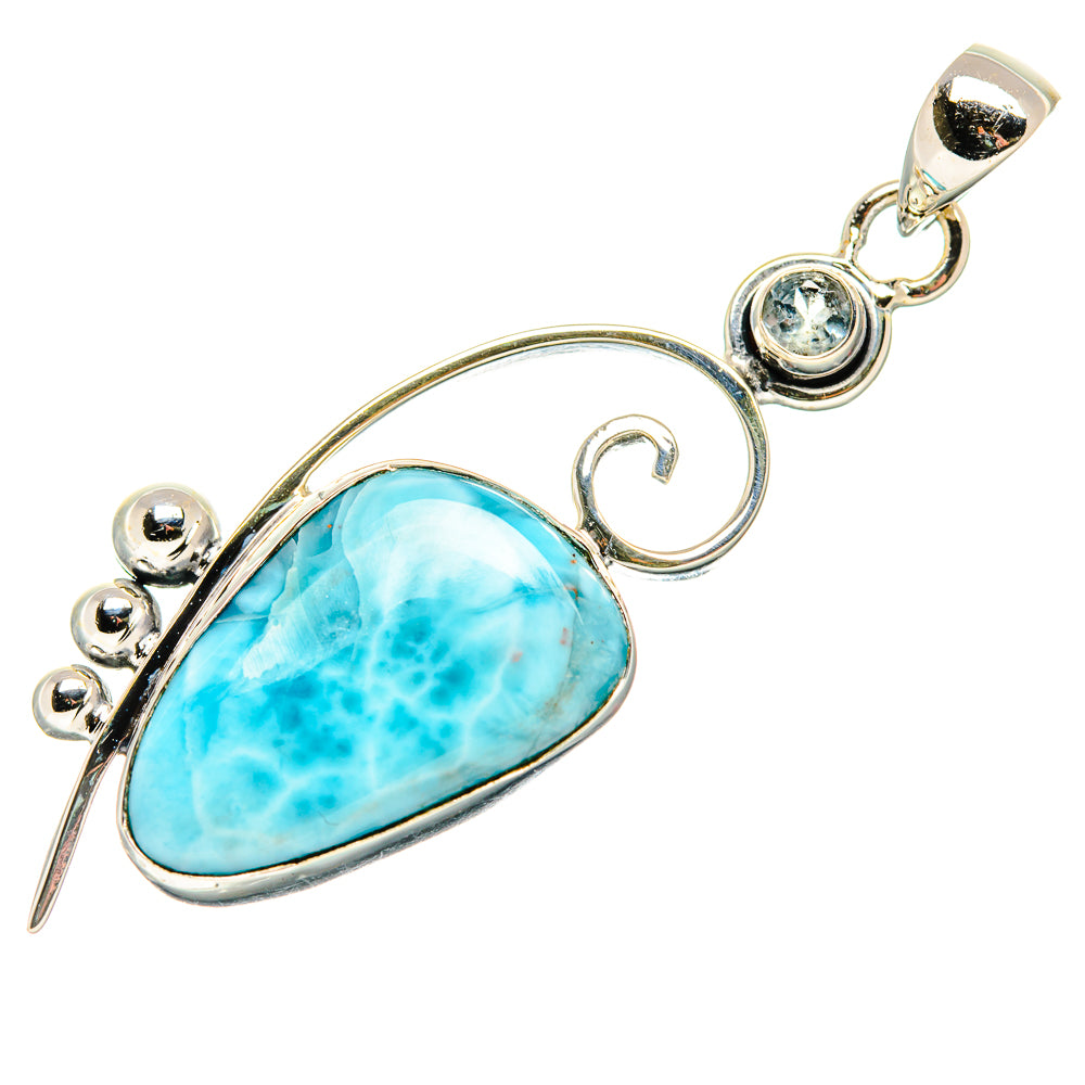 Larimar Pendants handcrafted by Anasilvercos - PD35823 - Photo 2