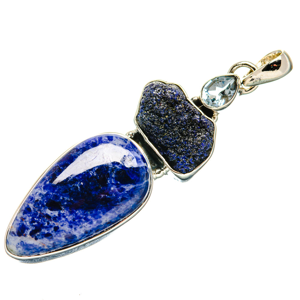 Sodalite Pendants handcrafted by Anasilvercos - PD35825 - Photo 2