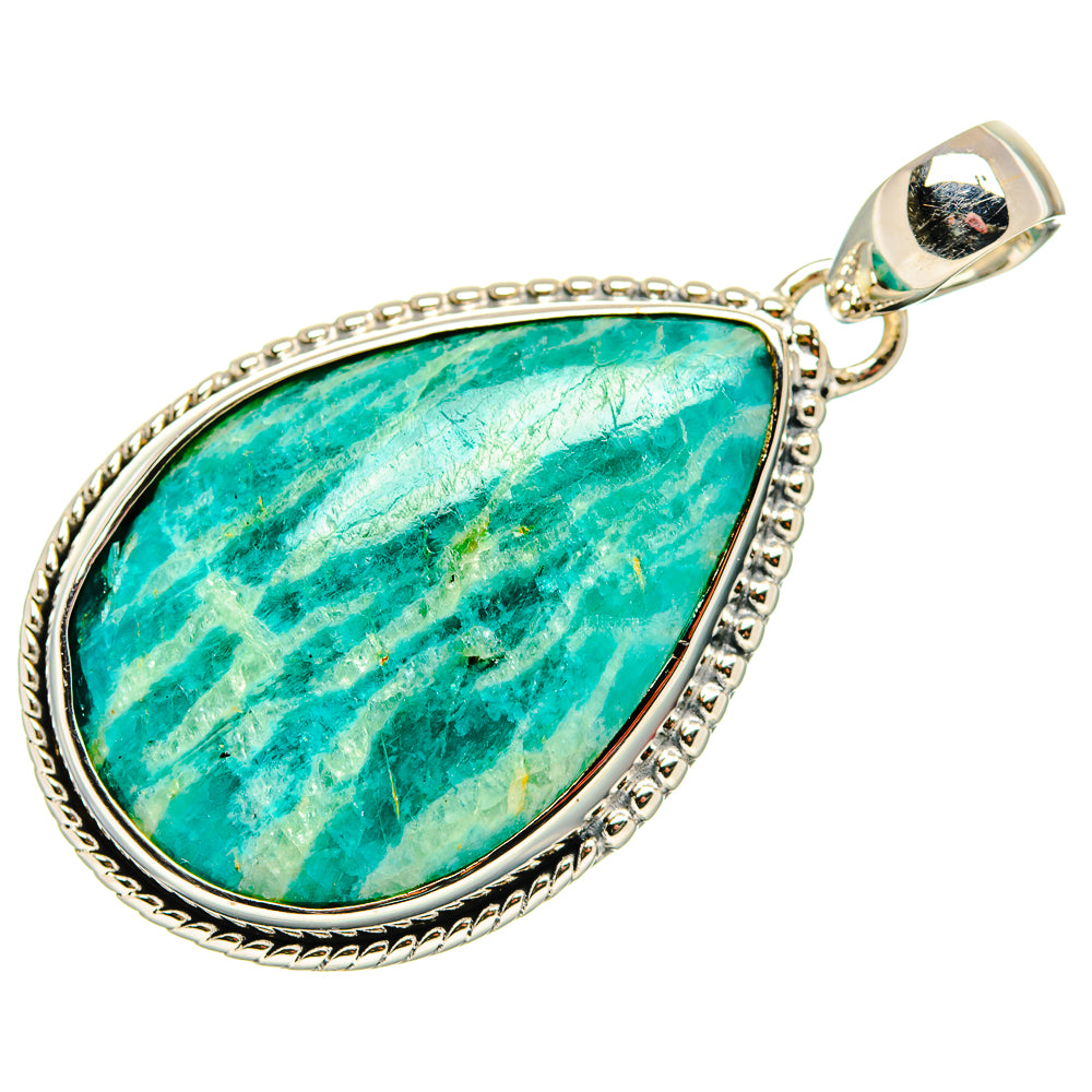 Amazonite Pendants handcrafted by Anasilvercos - PD35829 - Photo 2