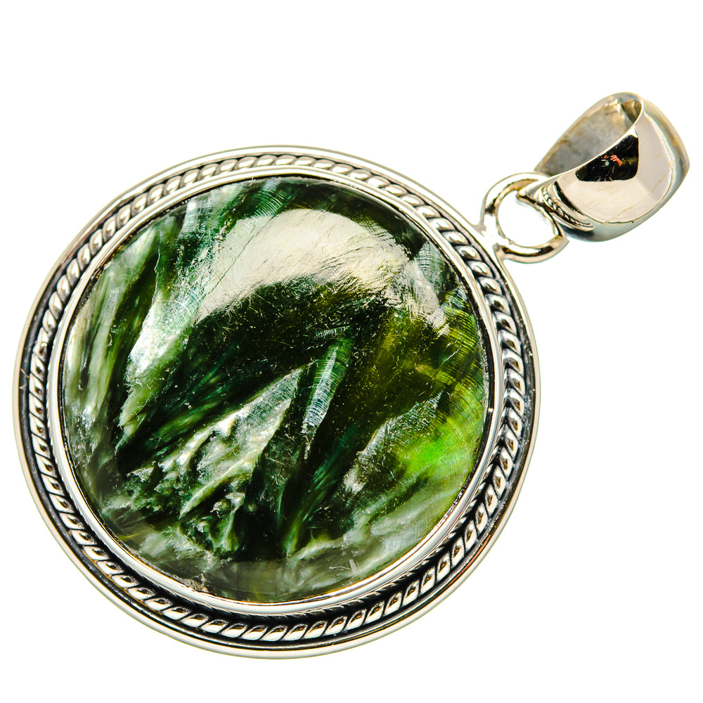 Seraphinite Pendants handcrafted by Anasilvercos - PD35831 - Photo 2
