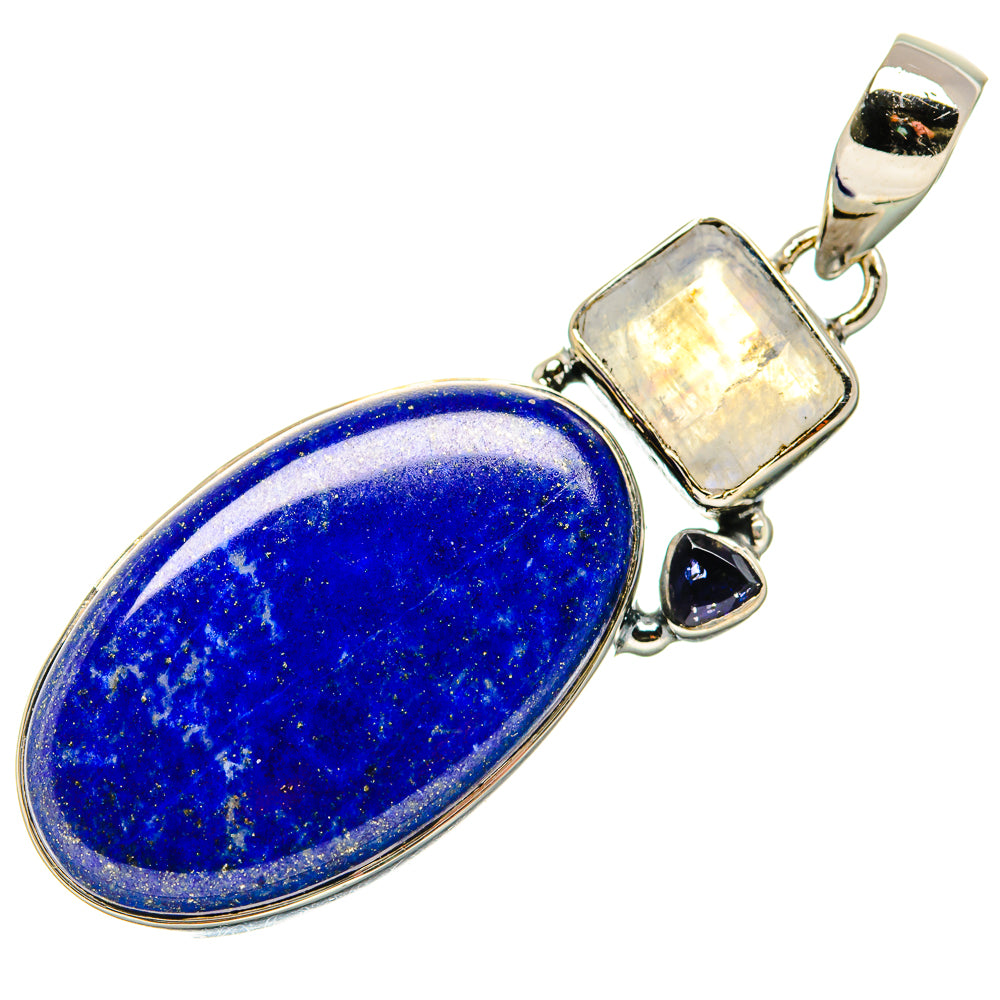 Lapis Lazuli Pendants handcrafted by Anasilvercos - PD35837 - Photo 2