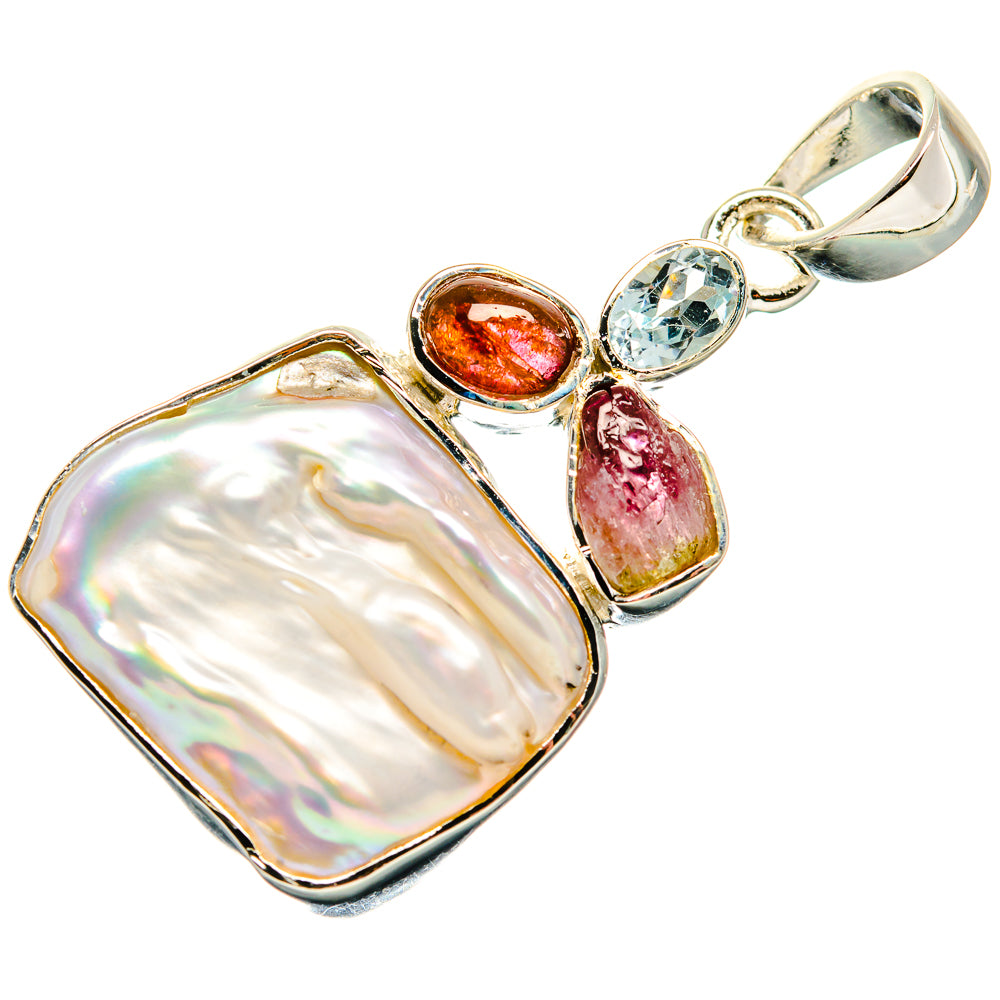 Mother Of Pearl Pendants handcrafted by Anasilvercos - PD35842 - Photo 2