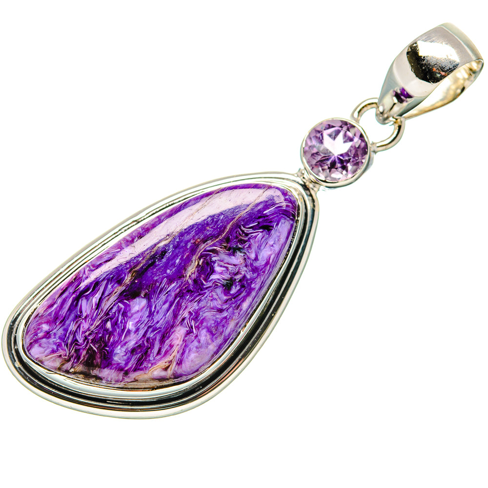 Charoite Pendants handcrafted by Anasilvercos - PD35843 - Photo 2