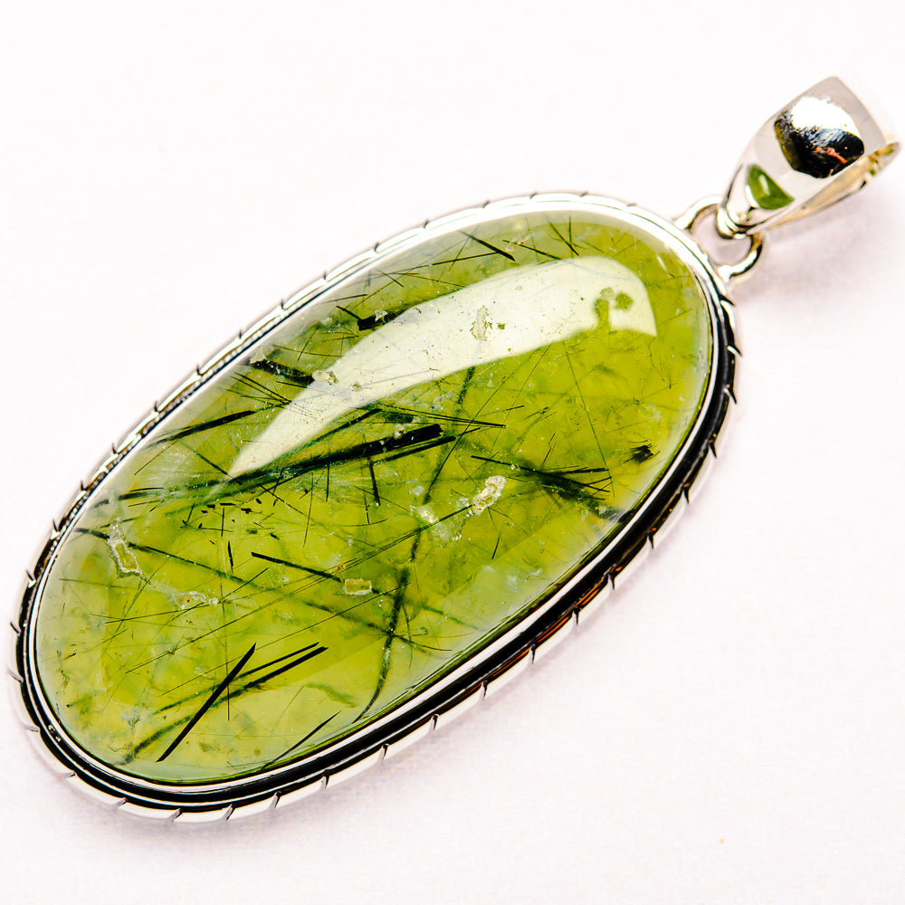 Prehnite Pendants handcrafted by Anasilvercos - PD35853 - Photo 2