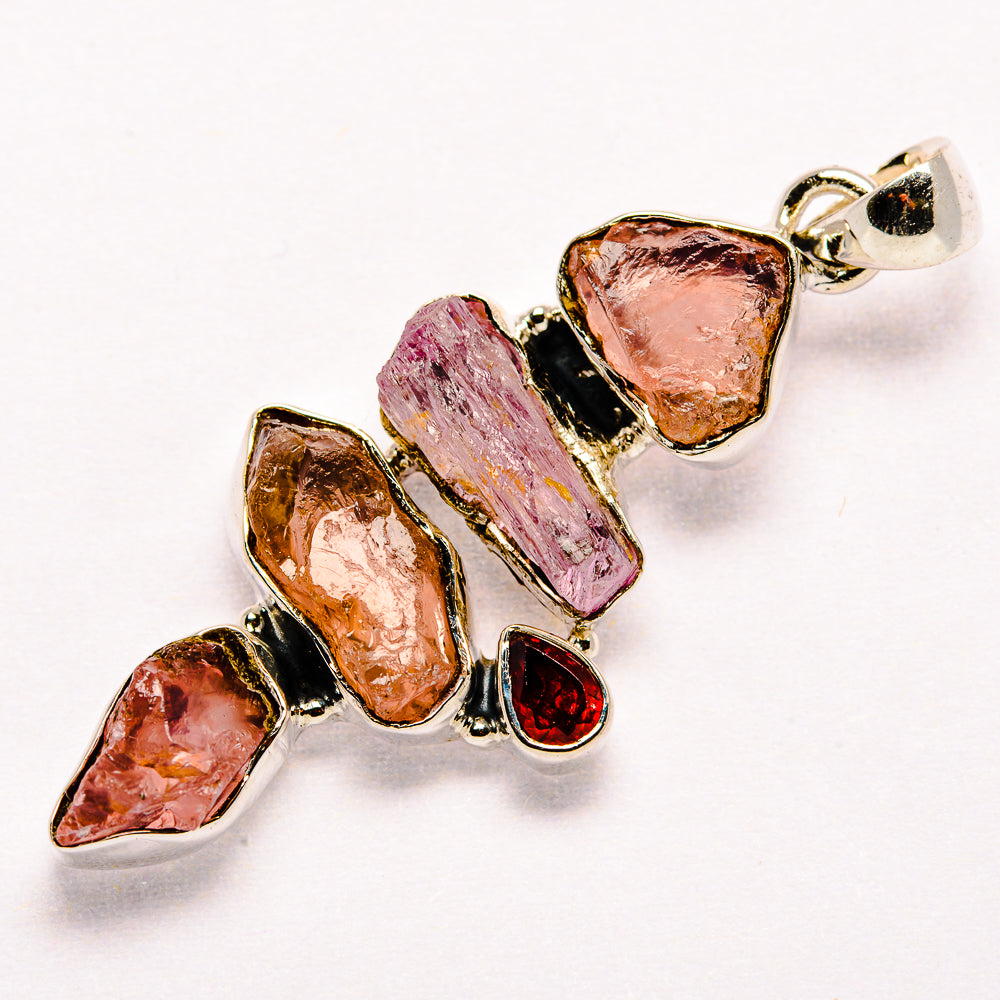 Garnet Pendants handcrafted by Anasilvercos - PD35855 - Photo 2