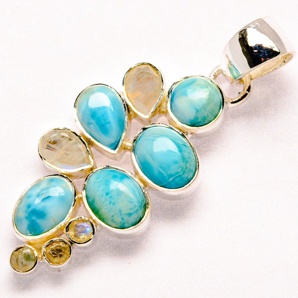 Larimar Pendants handcrafted by Anasilvercos - PD35862 - Photo 2