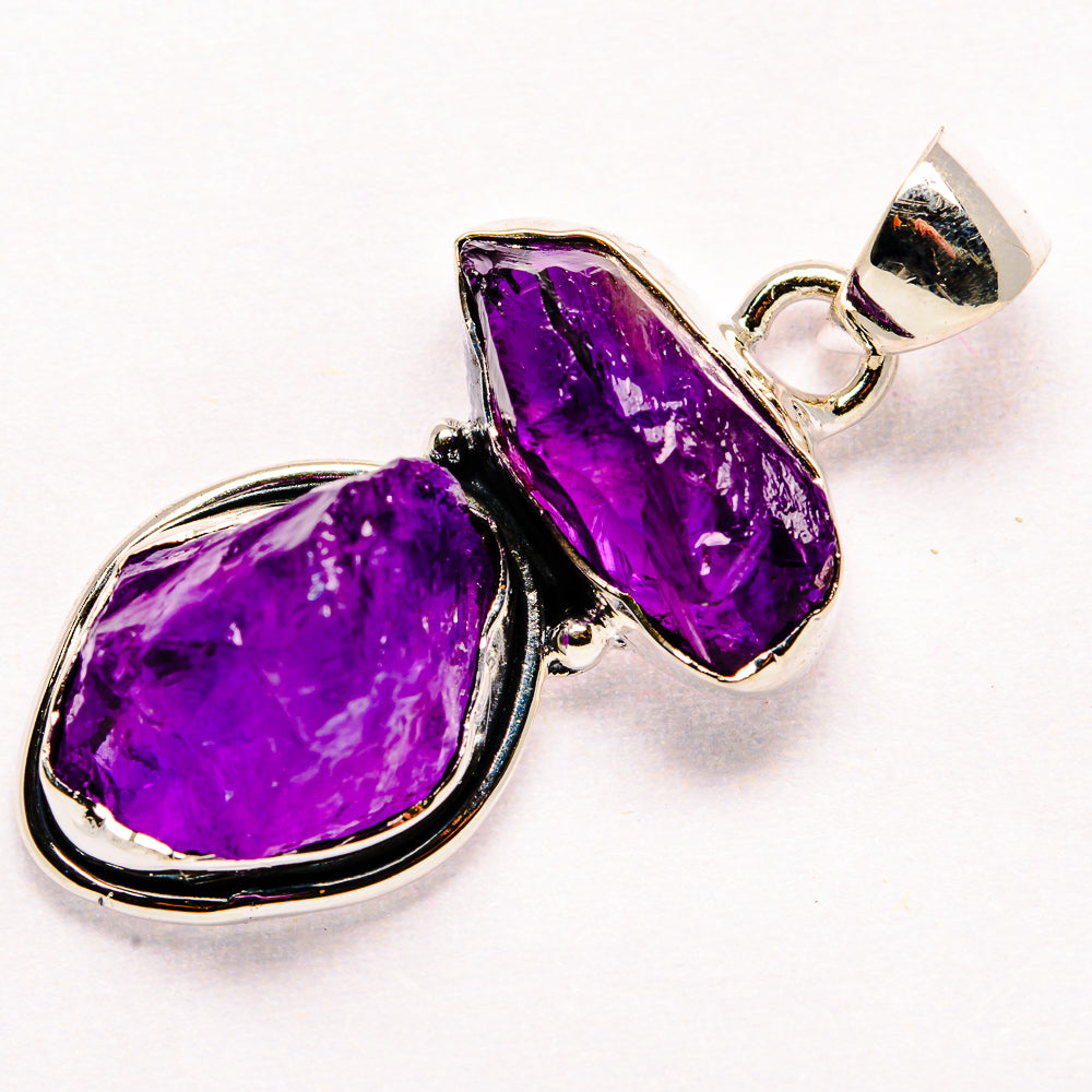 Amethyst Pendants handcrafted by Anasilvercos - PD35873 - Photo 2