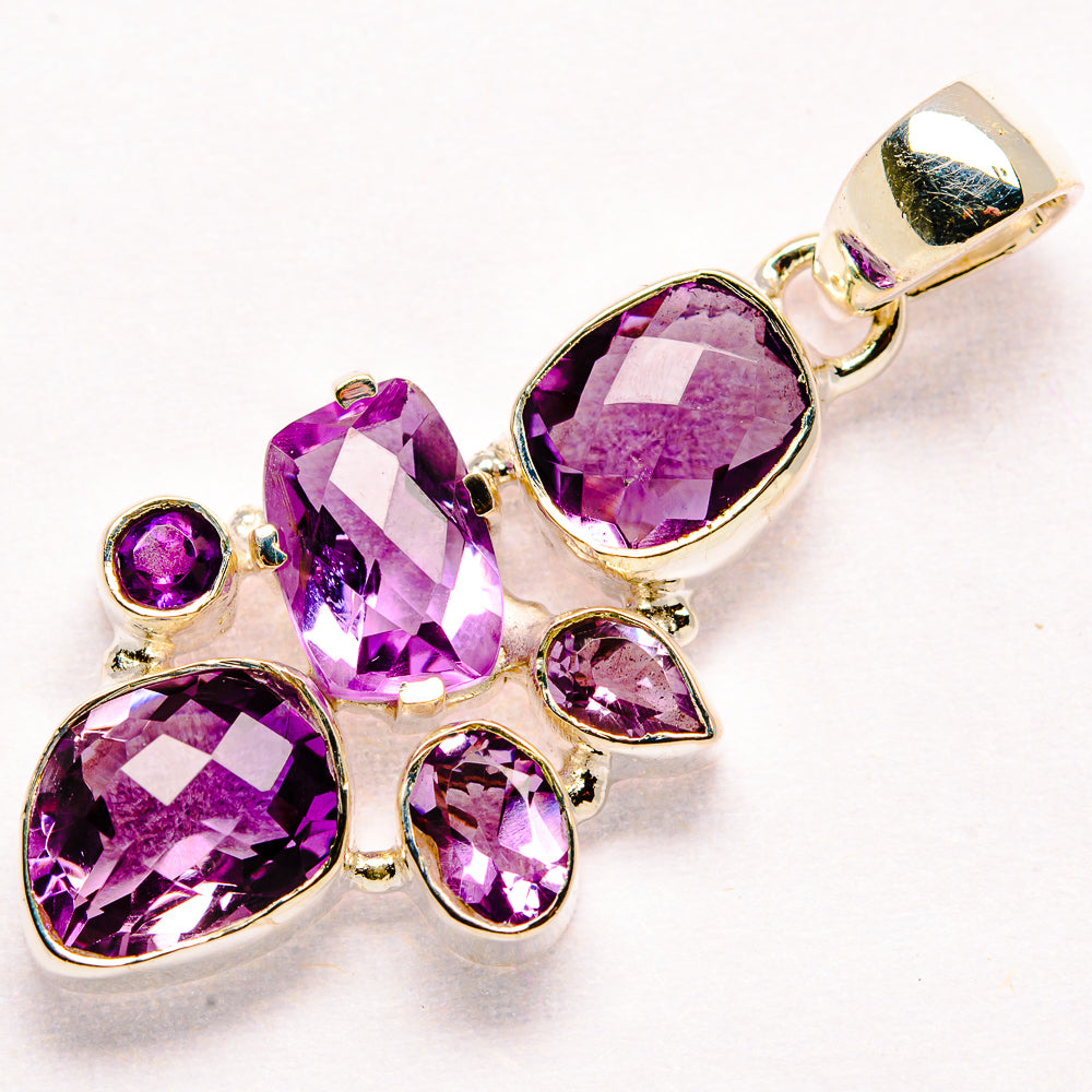 Amethyst Pendants handcrafted by Anasilvercos - PD35876 - Photo 2