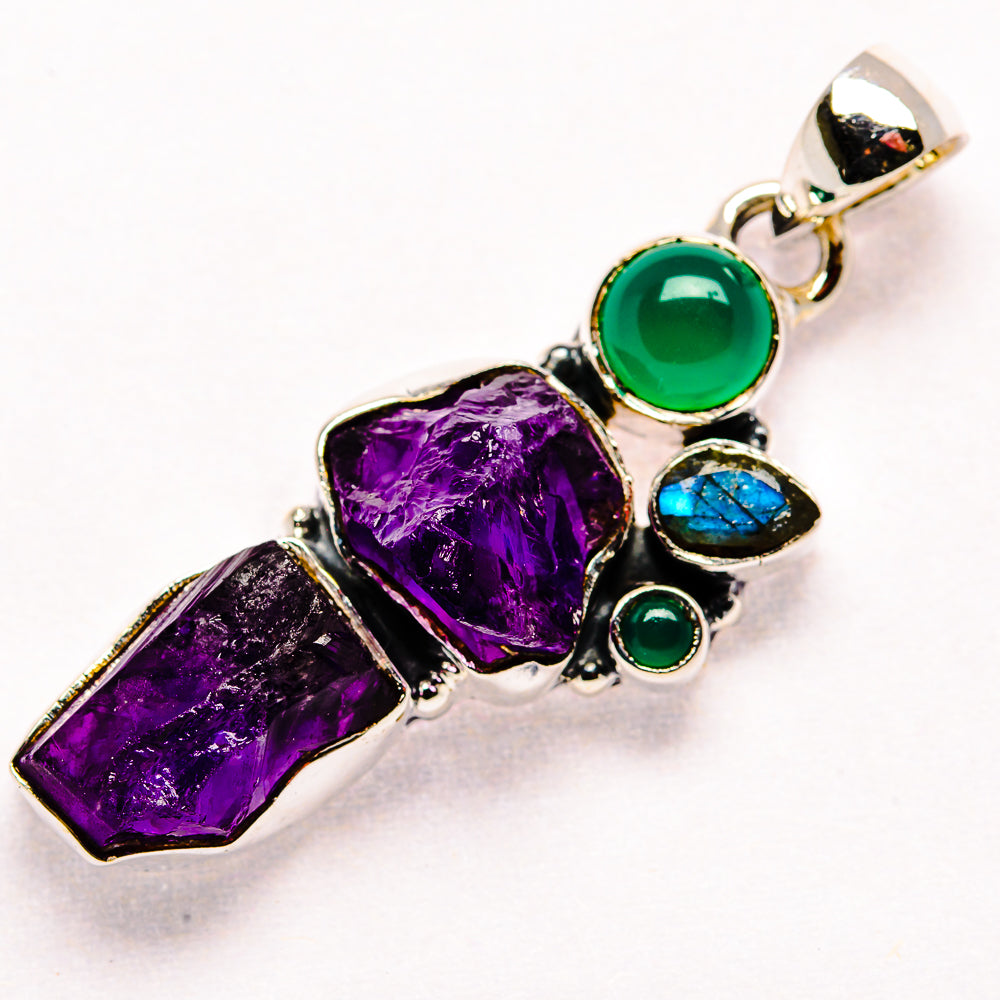 Amethyst Pendants handcrafted by Anasilvercos - PD35883 - Photo 2