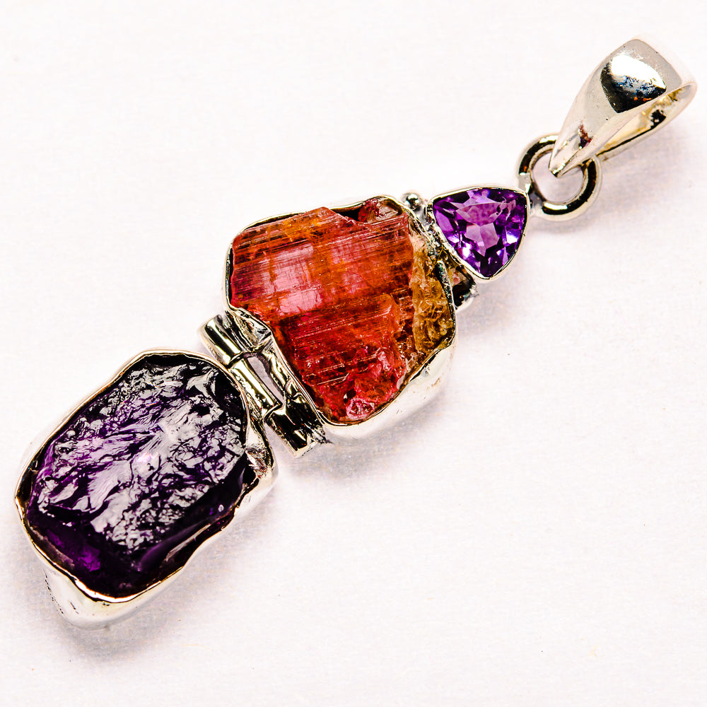 Amethyst Pendants handcrafted by Anasilvercos - PD35886 - Photo 2