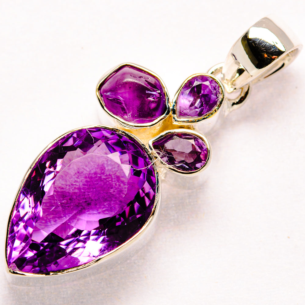 Amethyst Pendants handcrafted by Anasilvercos - PD35888 - Photo 2