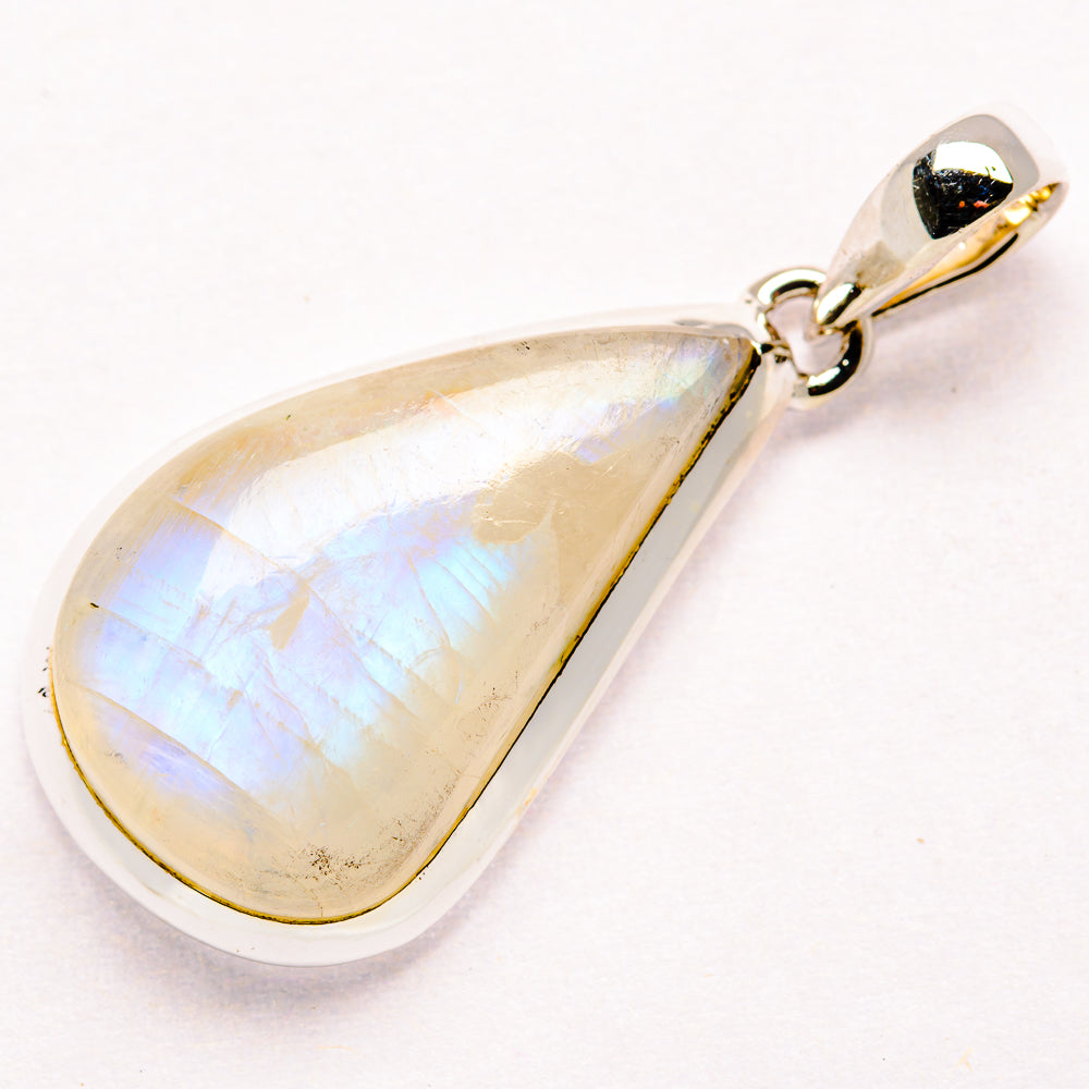 Rainbow Moonstone Pendants handcrafted by Anasilvercos - PD35889 - Photo 2