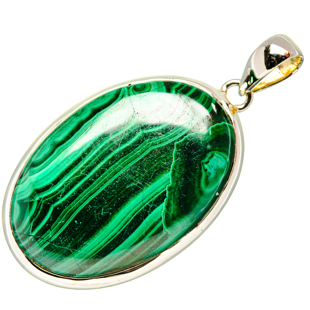 Malachite Pendants handcrafted by Anasilvercos - PD35899 - Photo 2