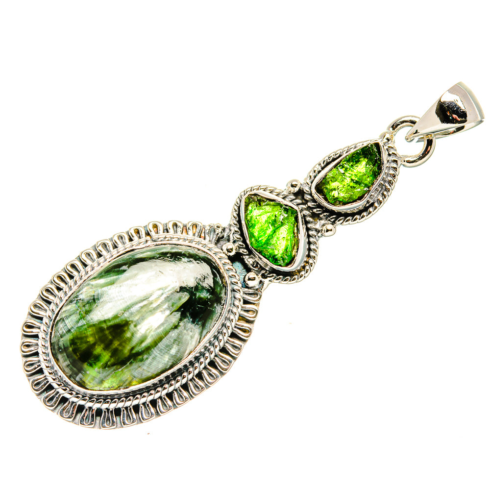 Seraphinite Pendants handcrafted by Anasilvercos - PD35927 - Photo 2