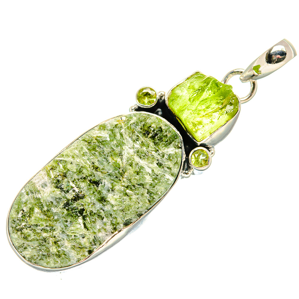 Green Fuchsite Pendants handcrafted by Anasilvercos - PD35934 - Photo 2