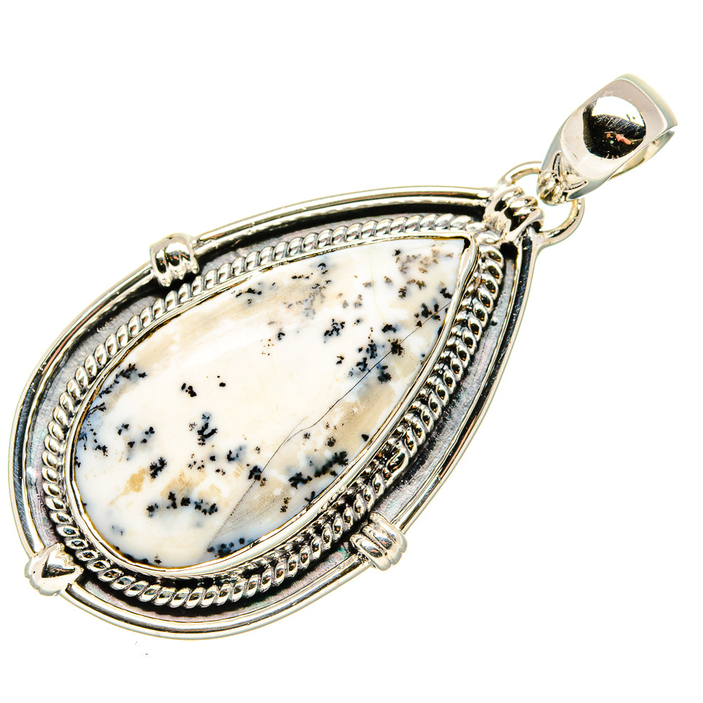 Dendritic Opal Pendants handcrafted by Anasilvercos - PD35935 - Photo 2