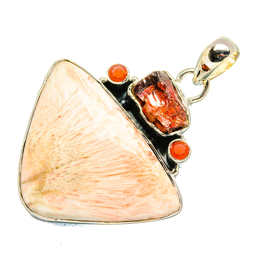 Scolecite Pendants handcrafted by Anasilvercos - PD35939 - Photo 2