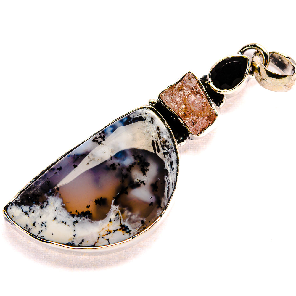 Dendritic Opal Pendants handcrafted by Anasilvercos - PD35947 - Photo 2