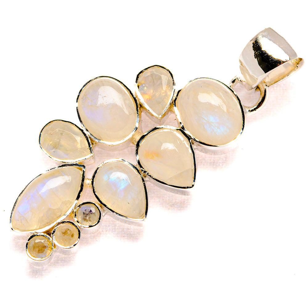 Rainbow Moonstone Pendants handcrafted by Anasilvercos - PD35949 - Photo 2