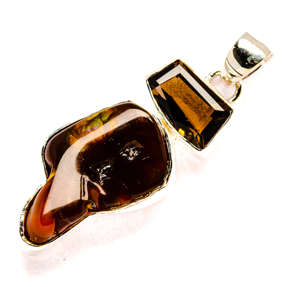 Mexican Fire Agate Pendants handcrafted by Anasilvercos - PD35951 - Photo 2