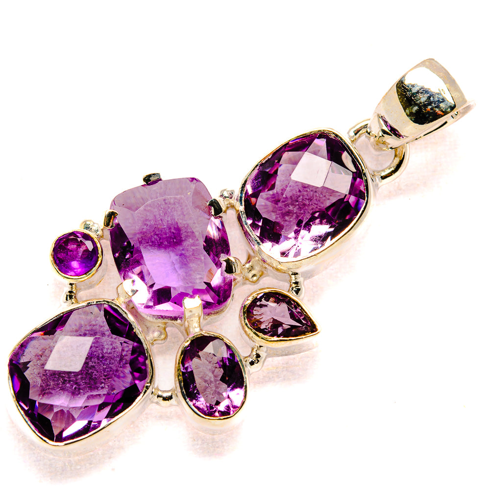 Amethyst Pendants handcrafted by Anasilvercos - PD35963 - Photo 2