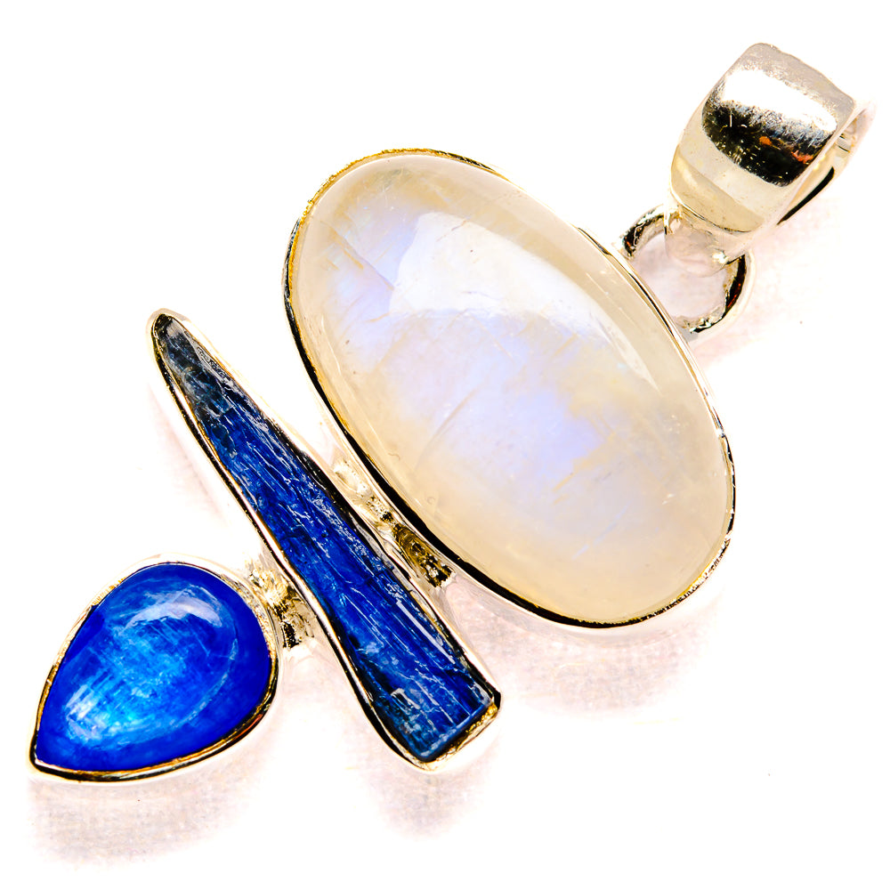 Rainbow Moonstone Pendants handcrafted by Anasilvercos - PD35966 - Photo 2