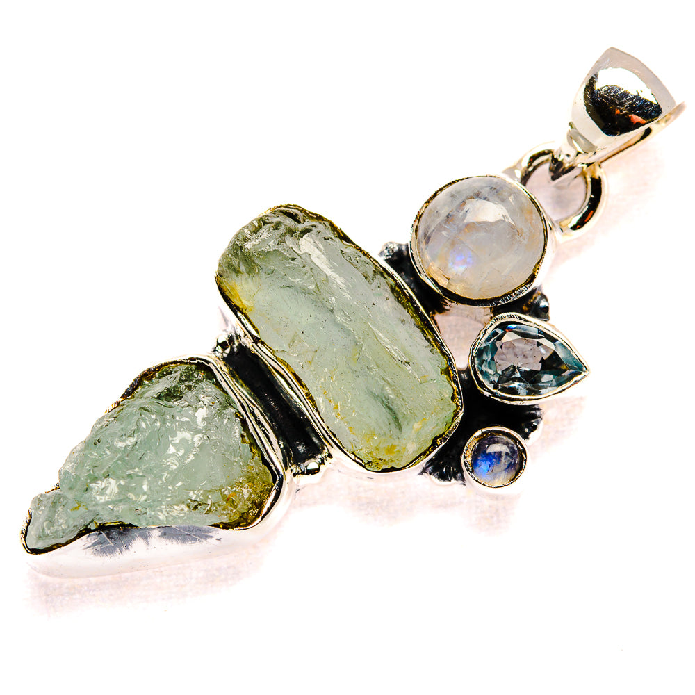 Aquamarine Pendants handcrafted by Anasilvercos - PD35975 - Photo 2