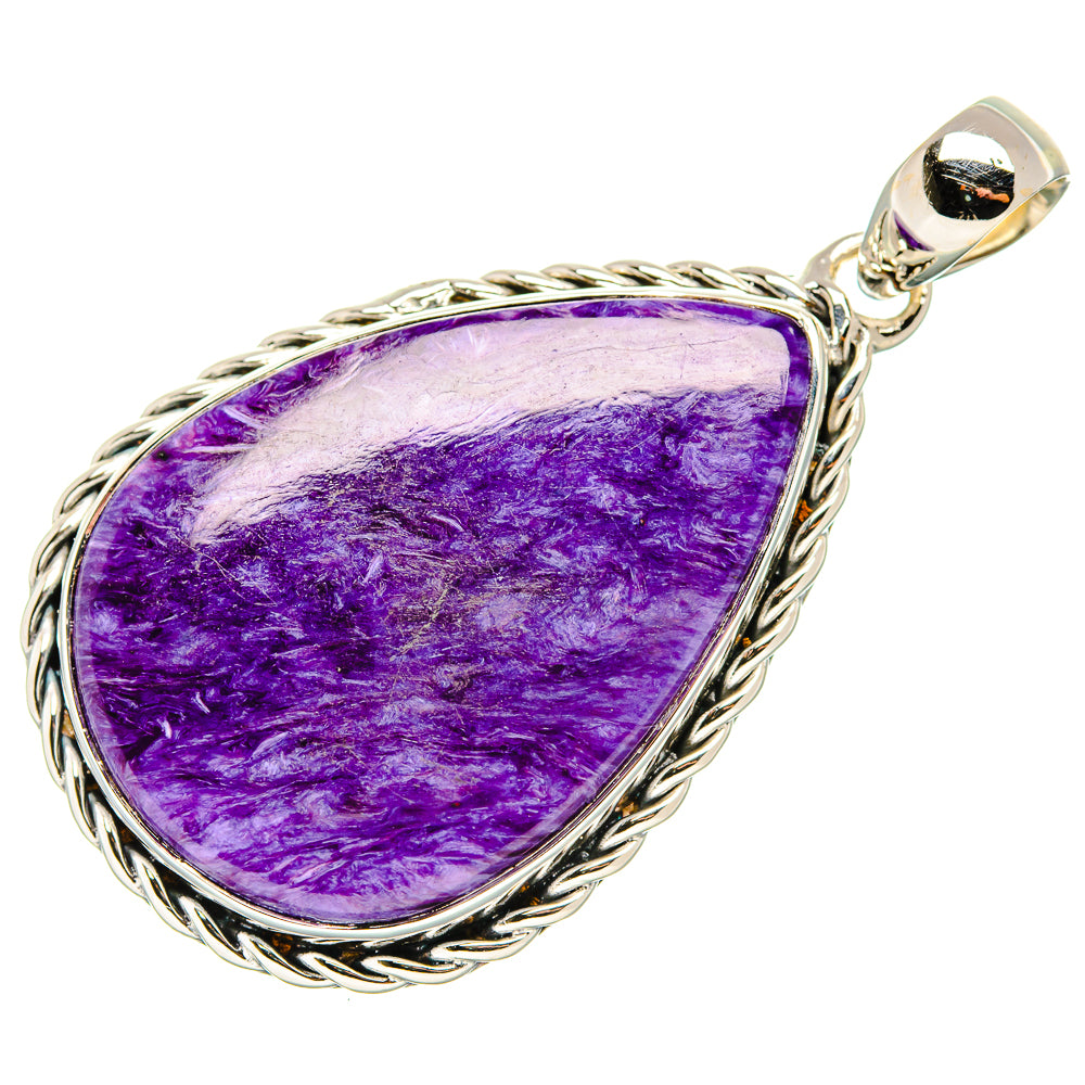 Charoite Pendants handcrafted by Anasilvercos - PD36003 - Photo 2