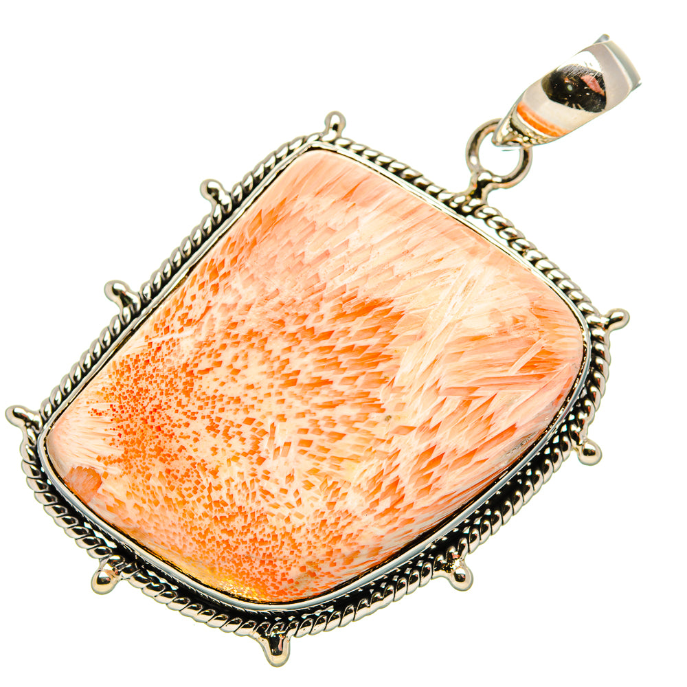 Scolecite Pendants handcrafted by Anasilvercos - PD36008 - Photo 2