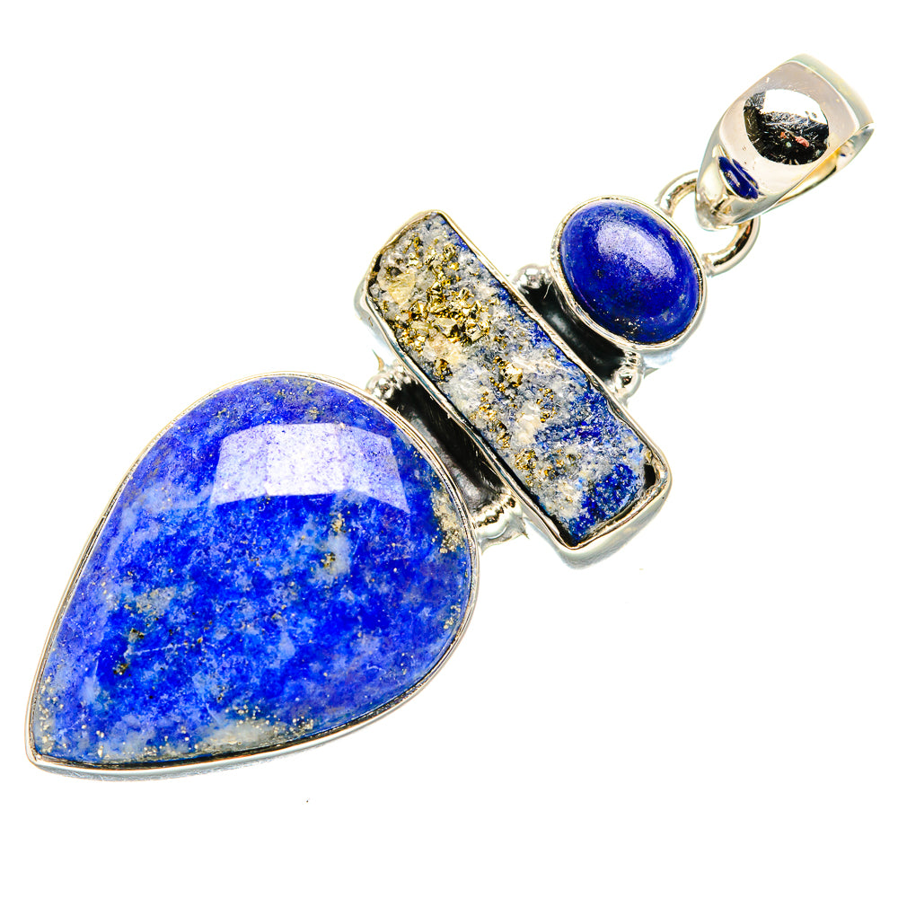 Lapis Lazuli Pendants handcrafted by Anasilvercos - PD36024 - Photo 2