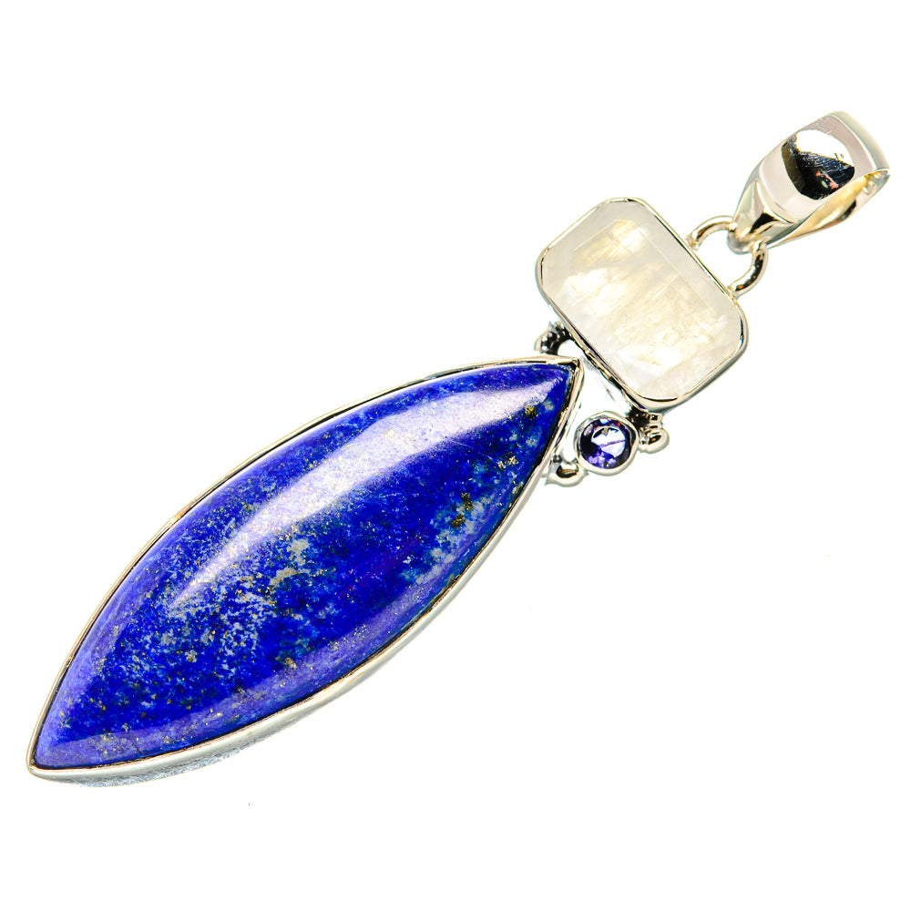 Lapis Lazuli Pendants handcrafted by Anasilvercos - PD36028 - Photo 2