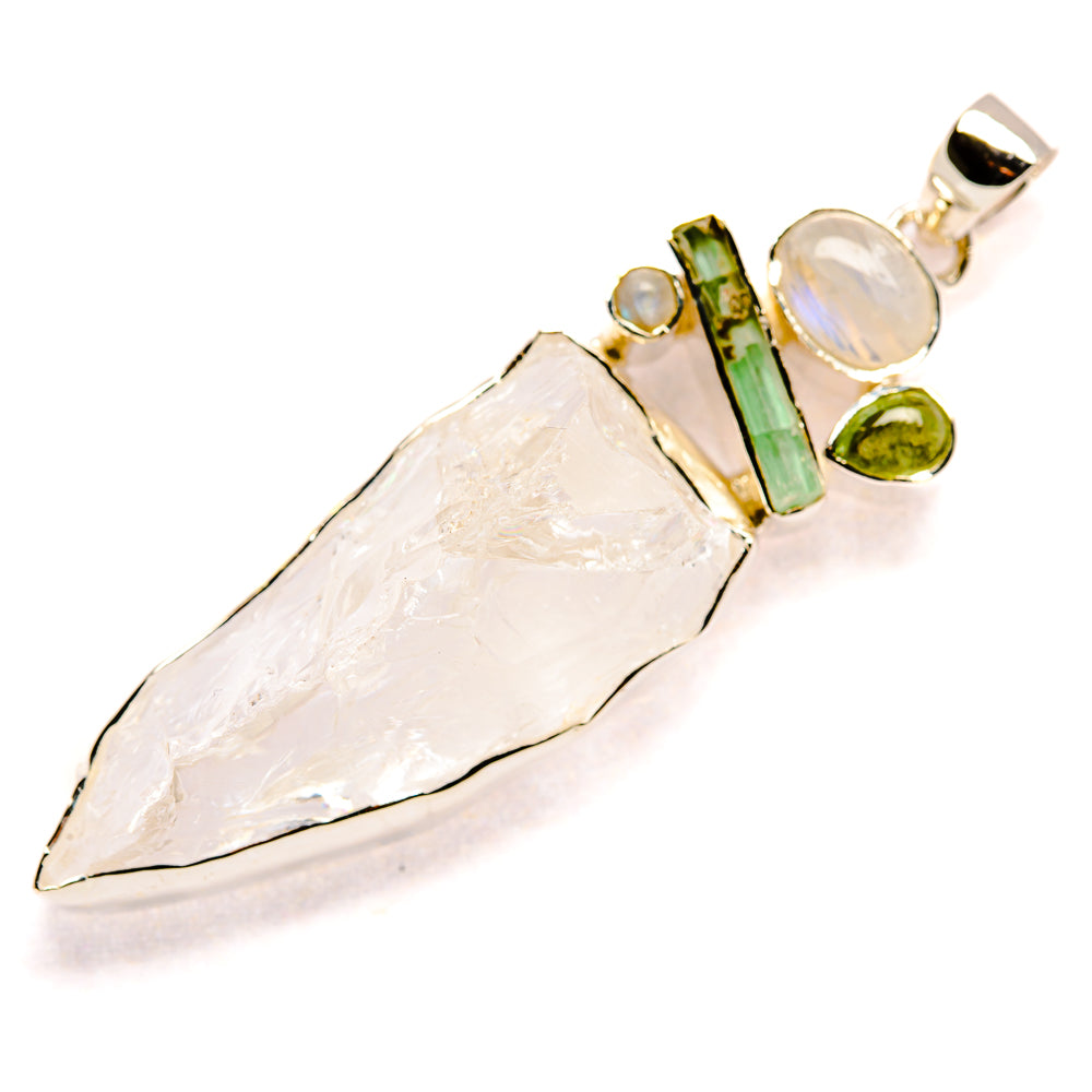 Rainbow Moonstone Pendants handcrafted by Anasilvercos - PD36056 - Photo 2