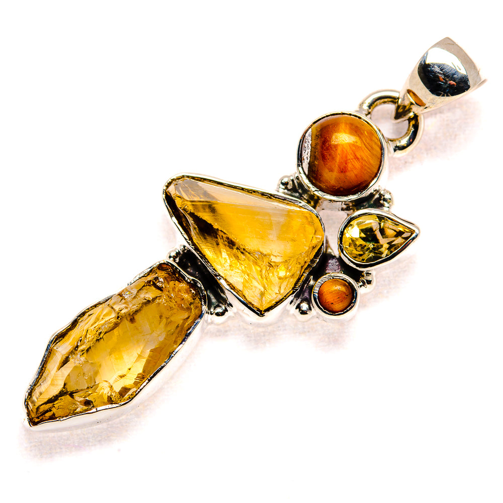 Citrine Pendants handcrafted by Anasilvercos - PD36074 - Photo 2