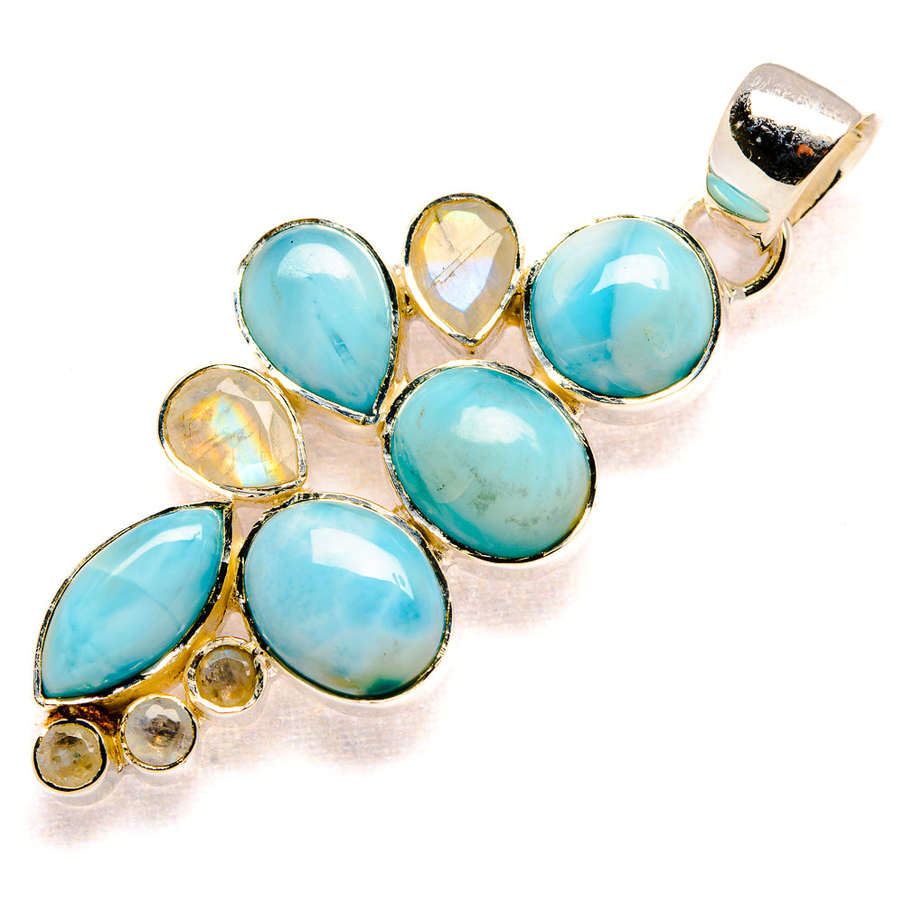 Larimar Pendants handcrafted by Anasilvercos - PD36083 - Photo 2