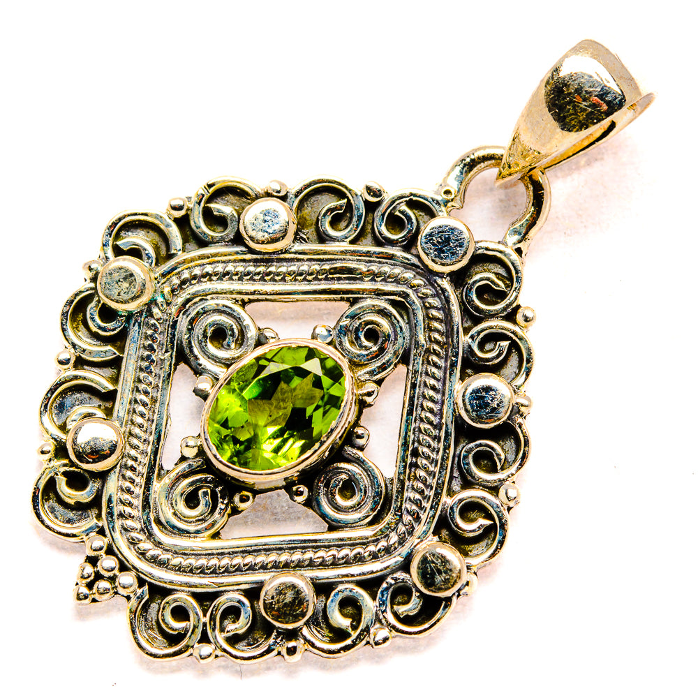 Peridot Pendants handcrafted by Anasilvercos - PD36089 - Photo 2