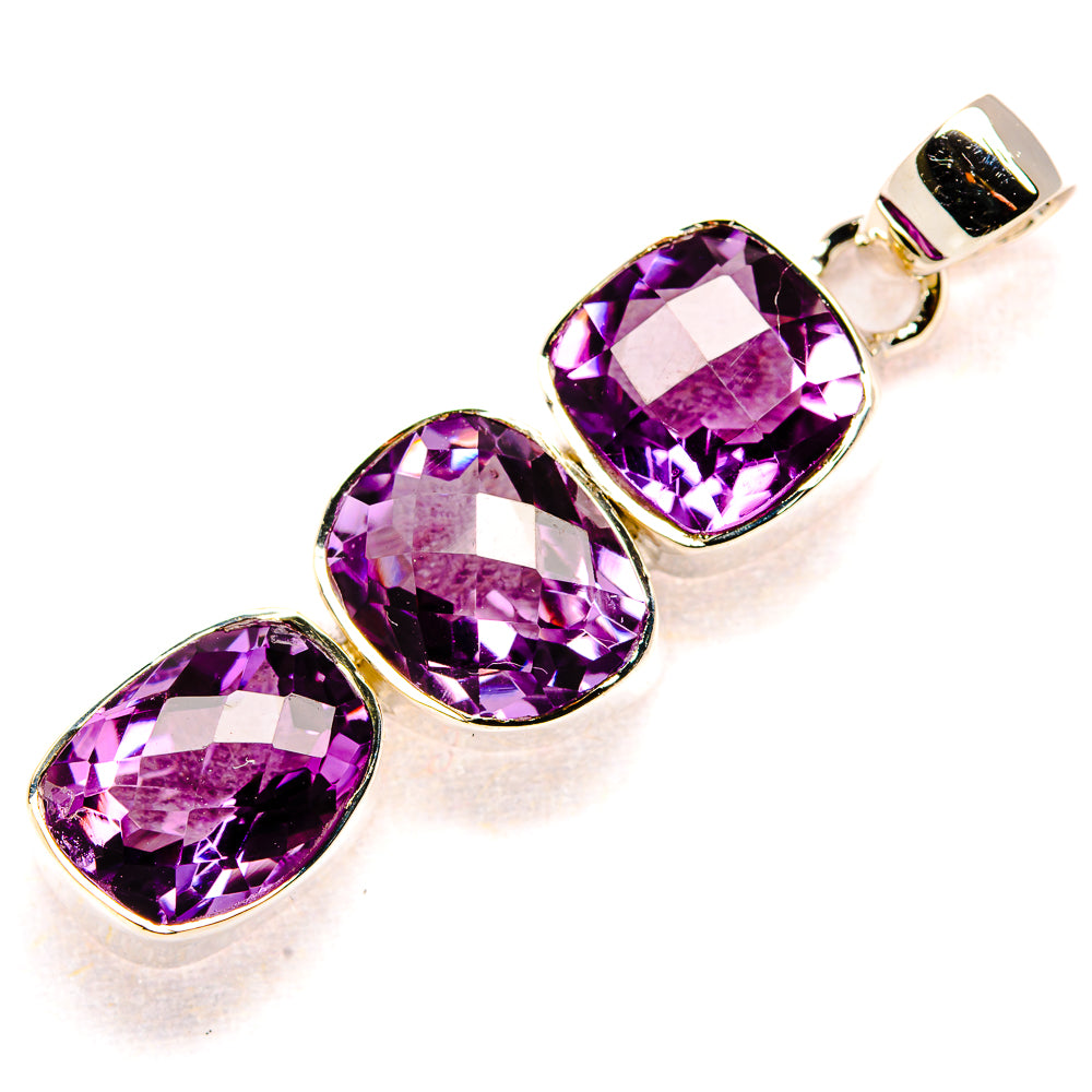 Amethyst Pendants handcrafted by Anasilvercos - PD36091 - Photo 2