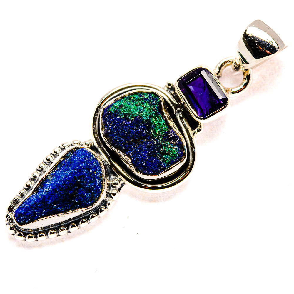 Azurite Pendants handcrafted by Anasilvercos - PD36095 - Photo 2