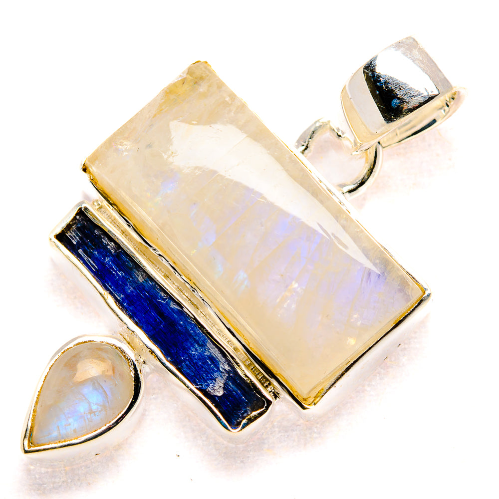 Rainbow Moonstone Pendants handcrafted by Anasilvercos - PD36098 - Photo 2
