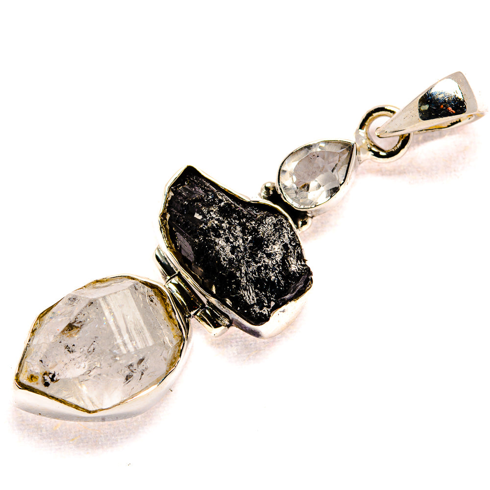 Herkimer Diamond Pendants handcrafted by Anasilvercos - PD36103 - Photo 2