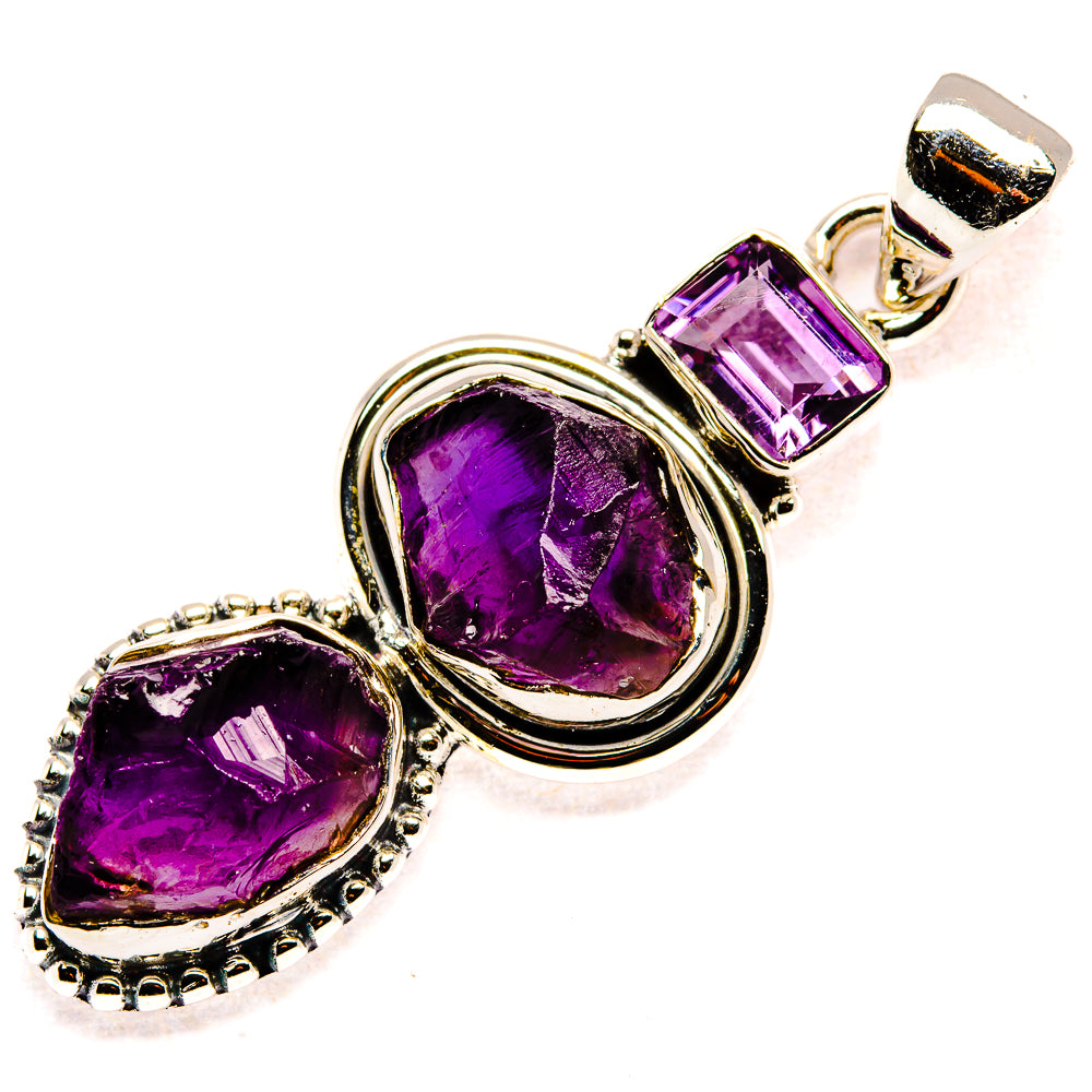Amethyst Pendants handcrafted by Anasilvercos - PD36107 - Photo 2