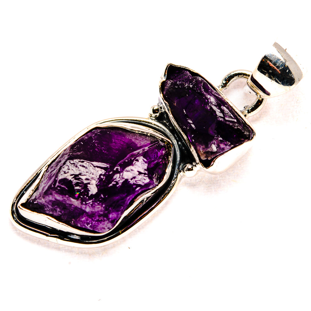 Amethyst Pendants handcrafted by Anasilvercos - PD36116 - Photo 2