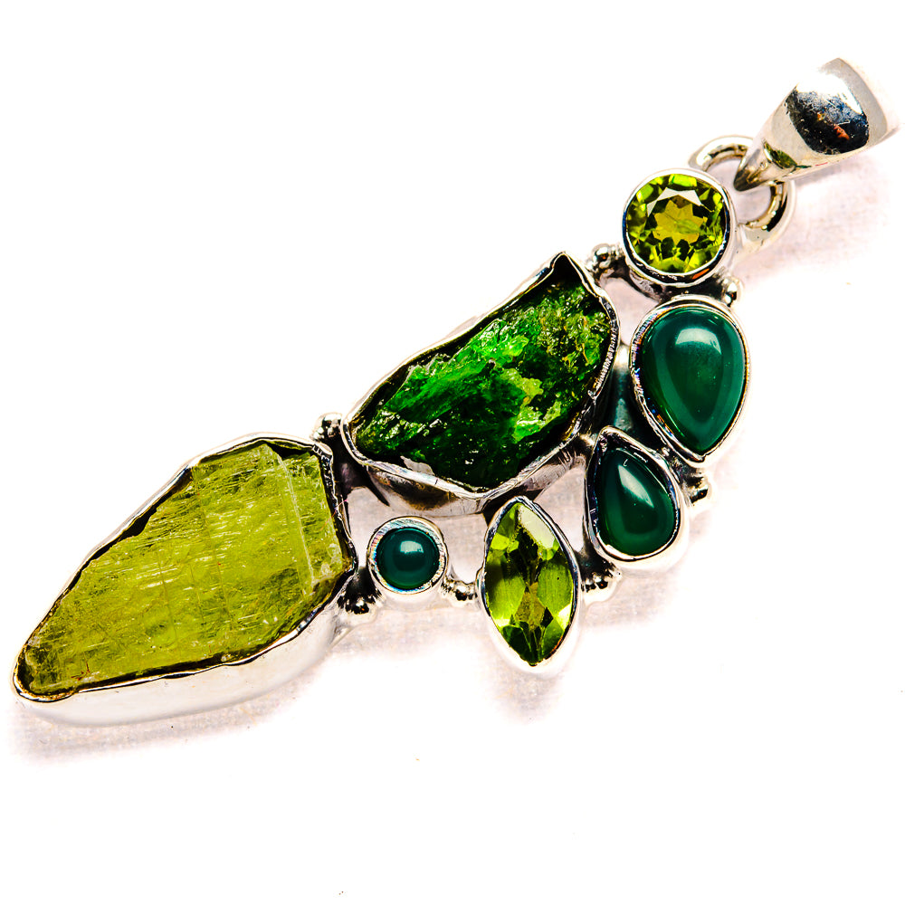 Peridot Pendants handcrafted by Anasilvercos - PD36122 - Photo 2